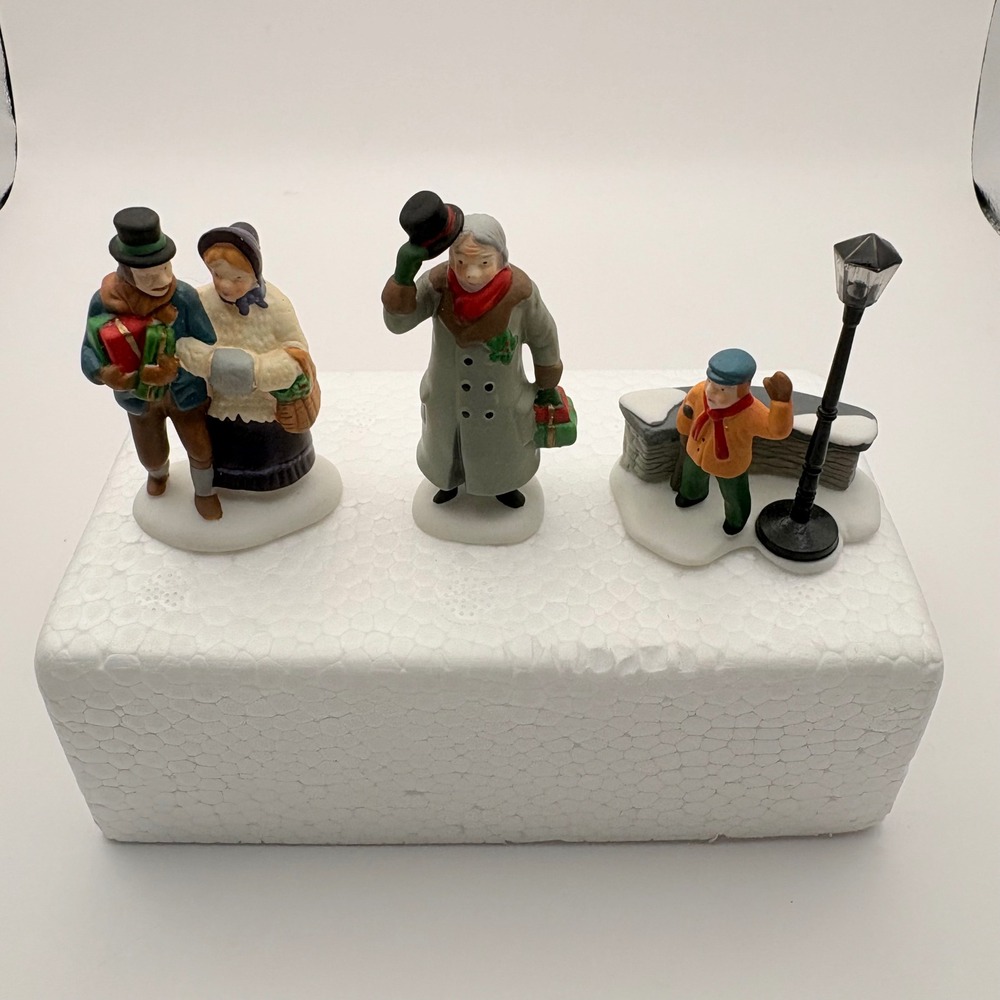 Department 56 A Christmas Carol Morning Set of 3 Figurines Multicolor 5588-3